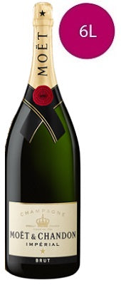 Moet Chandon Brut Rose Imperial Champagne 15lt Magnum