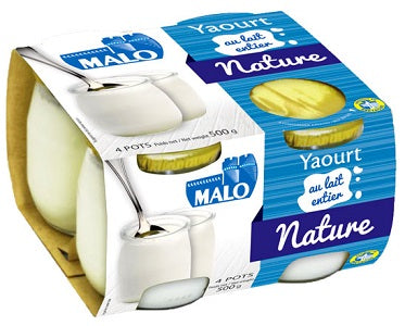 4*125gr Yaourt Nature Carrefour Classic