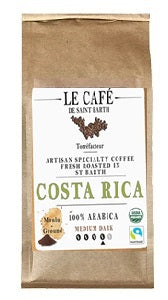 Costa Rica Medium Dark Fresh Roasted in St Barths