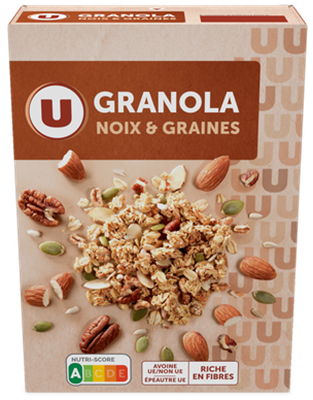 Granola Organic Nuts & Seeds - 350  gr