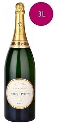 Laurent-Perrier La Cuvée Brut Jéroboam 3L in Wooden Case - Champagne G01