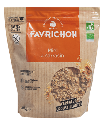 Muesli Gluten-Free Buckwheat Honey Favrichon - 500ml