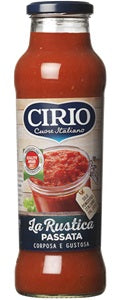 Tomatoes Sauce Sieved Rustica Cirio 600 gr - Italy