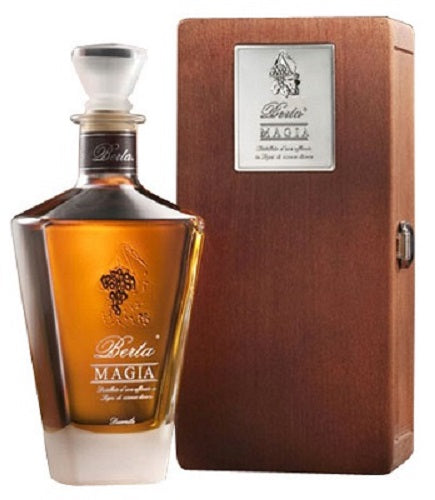 Grappa Berta Magia 10 yrs with Wooden Box Asti - Italy