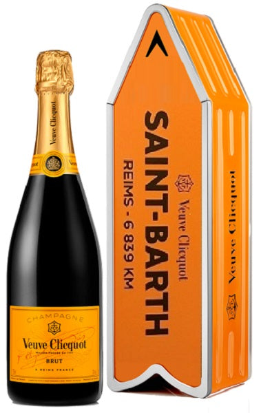St Barth Arrow Tin - Veuve Clicquot Ponsardin Brut Gift Box - Champagne CP07