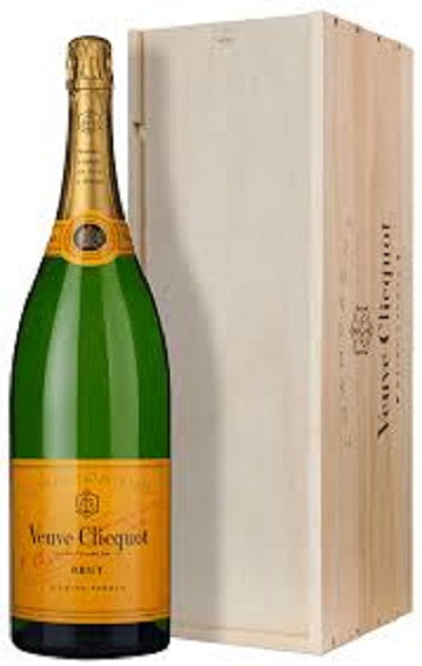 Yellow C07 Ponsardin Champagne 3L Label Wine Brut – Barth\'s St Veuve - Jeroboam Clicquot