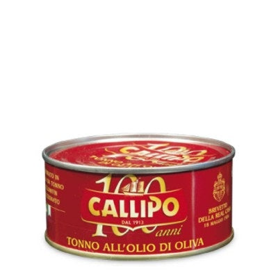 Yellowfin Tuna Fillets In Olive Oil 3 X 2.8 Oz - 80 Gr Pack Callipo ...